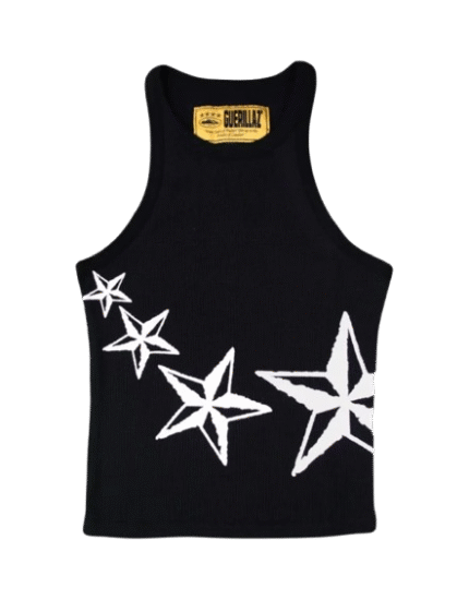 Corteiz 4Starz Motion Womens Tank Top Black