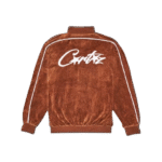 Corteiz All starz VVS Velour Jacket Brown