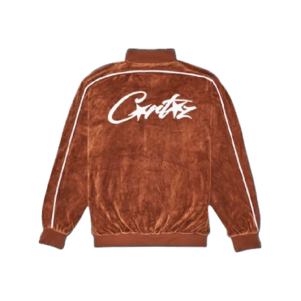 Corteiz All starz VVS Velour Jacket Brown