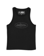Corteiz Womens Guerillaz Tank Top Triple Black
