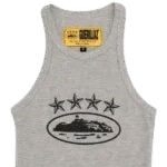 Corteiz 4Starz Alcatraz Womens Tank Top Grey 2