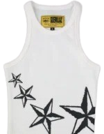 Corteiz 4Starz Motion Womens Tank Top White 1