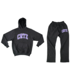 Corteiz Dropout Tracksuit - Black